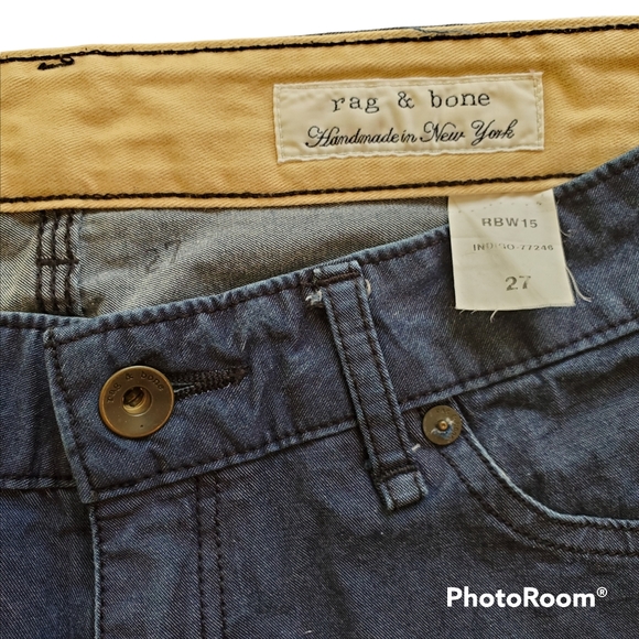 Rag and Bone Bootcut Indigo Jeans sz 27 - Picture 2 of 4